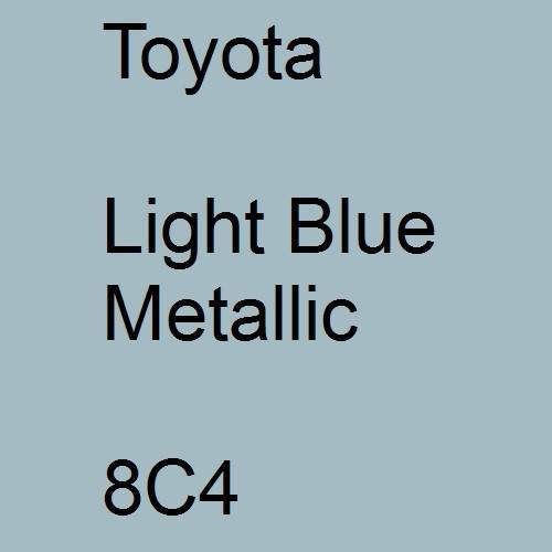 Toyota, Light Blue Metallic, 8C4.